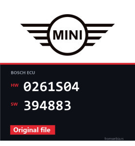 Mini Cooper 0261S04 394883 original ECU file