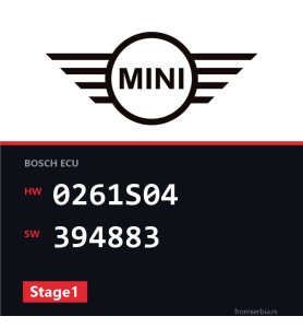 Mini Cooper 0261S04 394883 Stage1 tuning file