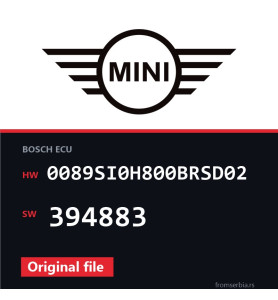 Mini Cooper 0089SI0H800BRSD02 394883 original ECU file