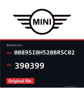 Mini Cooper 0089SI0H520BRSC02 390399 original ECU file