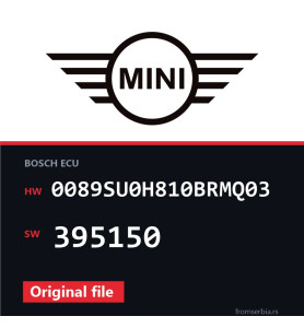 Mini Cooper 0089SU0H810BRMQ03 395150 original ECU file