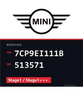 Mini 1.6 7CP9EI111B 513571 Stage1 / Stage1+++ tuning file