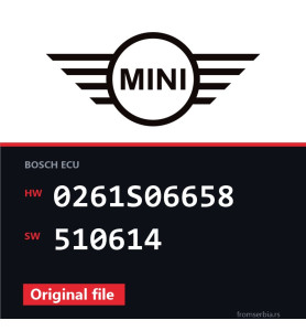 Mini Cooper 0261S06658 510614 original ECU file