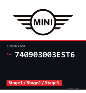Mini Cooper 740903003EST6 Stage1 / Stage2 / Stage3 tuning file