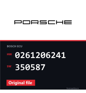 Porsche 996 0261206241 350587 original ECU file