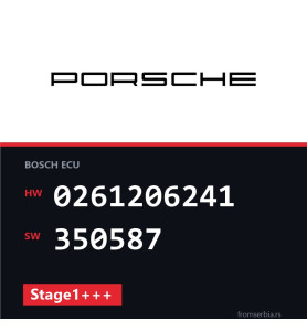 Porsche 996 0261206241 350587 Stage1+++ tuning file