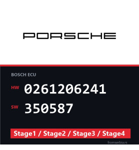 Porsche 0261206241 350587 Stage1 / Stage2 / Stage3 / Stage4 file