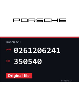 Porsche 996 0261206241 350540 Stage1 tuning file
