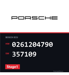 Porsche 911 0261204790 357109 Stage1 tuning file