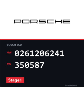 Porsche 996 0261206241 350587 Stage1 tuning file