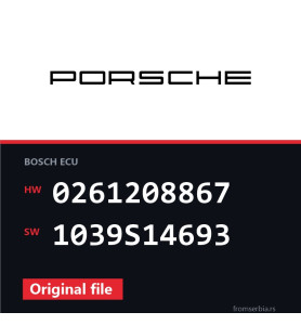 Porsche 997 0261208867 1039S14693 original ECU file