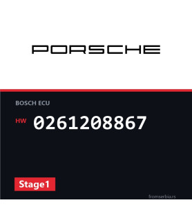 Porsche 997 0261208867 Stage1 tuning file