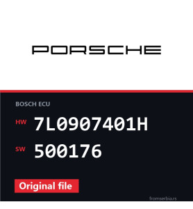 Porsche Cayenne 7L0907401H 500176 original ECU file