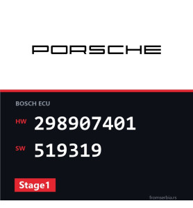 Porsche Panamera 298907401 519319 Stage1 tuning file