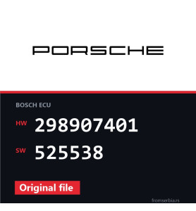 Porsche Panamera 298907401 525538 original ECU file