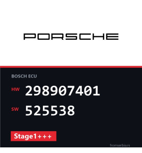 Porsche Panamera 298907401 525538 Stage1+++ tuning file