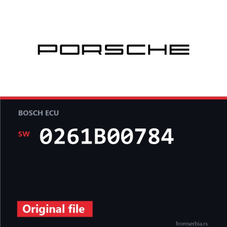 Porsche 997 0261B00784 original ECU file