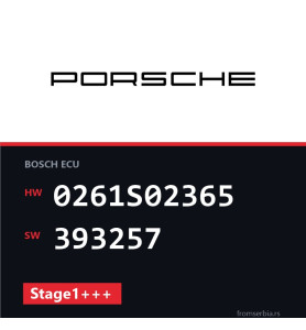Porsche CayenneS 0261S02365 393257 Stage1+++ tuning file