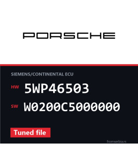 Porsche Cayenne 5WP46503 W0200C5000000 Tuned file tuning file