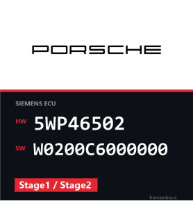 Porsche Cayenne 5WP46502 W0200C6000000 Stage1 / Stage2 tuning file