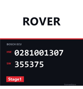 Rover 620 0281001307 355375 Stage1 tuning file