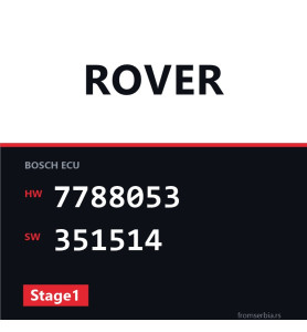 Rover 75 7788053 351514 Stage1 tuning file