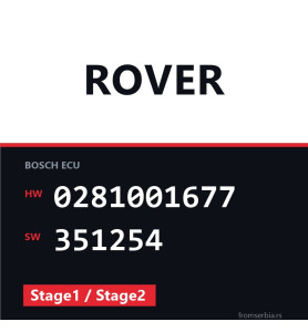 Rover Range Rover 0281001677 351254 Stage1 / Stage2 tuning file