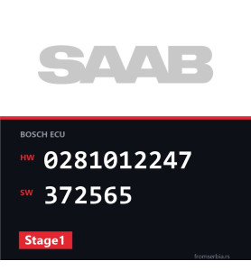 Saab 9 3 0281012247 372565 Stage1 tuning file