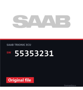 Saab 9 3 55353231 original ECU file