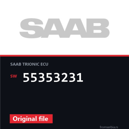 Saab 9 3 55353231 original ECU file