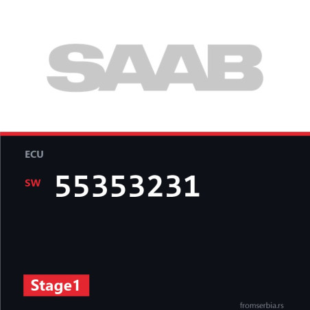 Saab 9 3 55353231 Stage1 tuning file