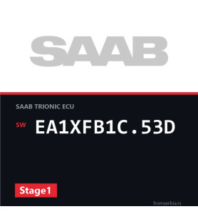 Saab 9 5 EA1XFB1C.53D Stage1 tuning file