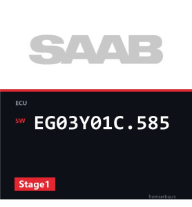 Saab 9 5 EG03Y01C.585 Stage1 tuning file