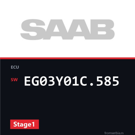 Saab 9 5 EG03Y01C.585 Stage1 tuning file