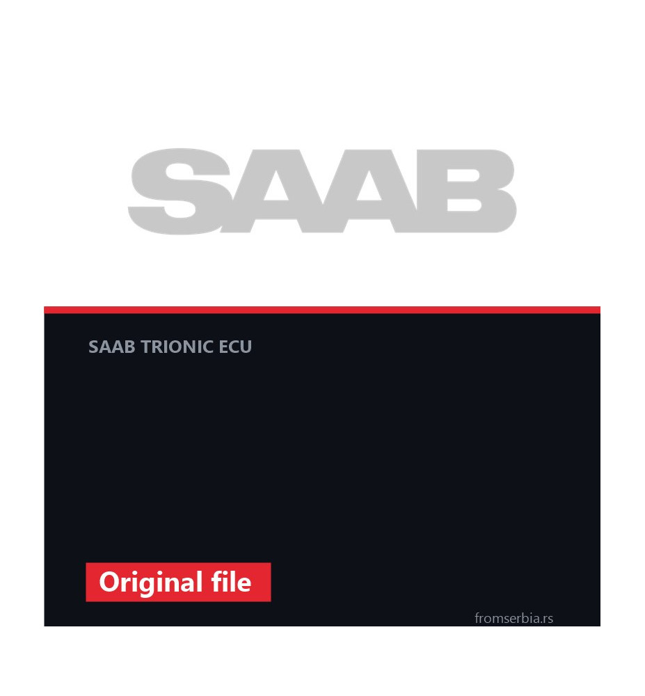 Saab 9 5 original ECU file