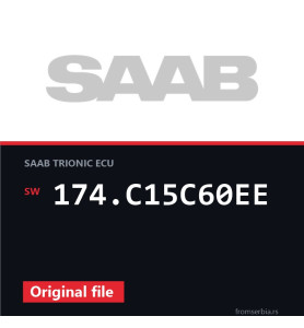 Saab 95 174.C15C60EE original ECU file