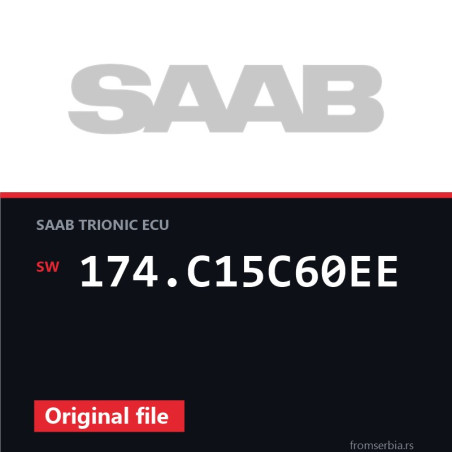 Saab 95 174.C15C60EE original ECU file