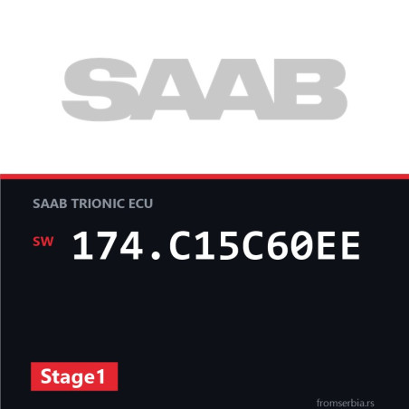 Saab 95 174.C15C60EE Stage1 tuning file
