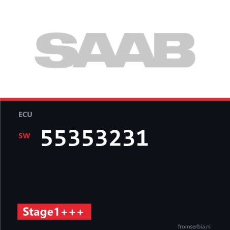 Saab 9-5 55353231 Stage1+++ tuning file