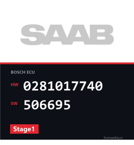 Saab 9-5 0281017740 506695 Stage1 tuning file