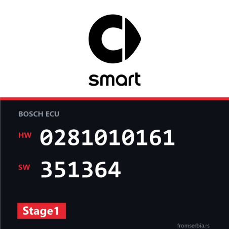 Smart CDI 0281010161 351364 Stage1 tuning file