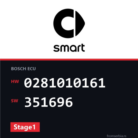 Smart CDI 0281010161 351696 Stage1 tuning file