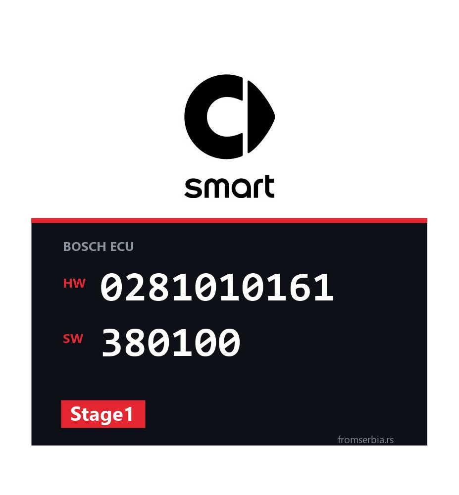 Smart CDI 0281010161 380100 Stage1 tuning file