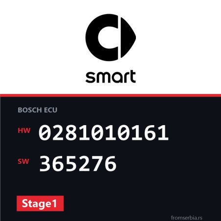 Smart CDI 0281010161 365276 Stage1 tuning file