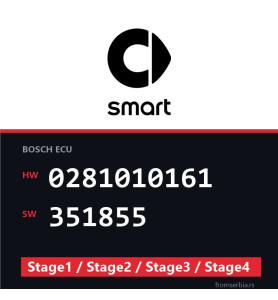 Smart 0281010161 351855 Stage1 / Stage2 / Stage3 / Stage4 file