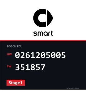 Smart Roadster 0261205005 351857 Stage1 tuning file