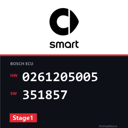 Smart Roadster 0261205005 351857 Stage1 tuning file