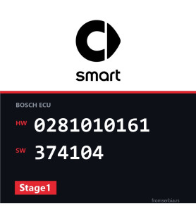 Smart CDI 0281010161 374104 Stage1 tuning file