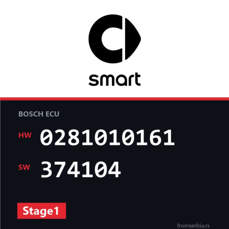 Smart CDI 0281010161 374104 Stage1 tuning file