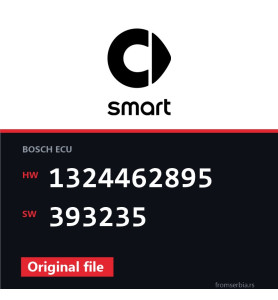 Smart ForTwo 1324462895 393235 original ECU file
